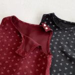 【66-100】セットアップ ベビー 花柄キャミ 丸襟 3点セット - 画像 (14)