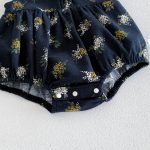 【66-90】ロンパース ベビー 小花柄 セットアップ - 画像 (12)