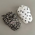 【GOODS】キャップ 親子コーデ ドット柄 レオパード柄 ベースボール