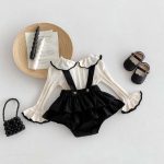 【73-100】ブラウスorサロペット ベビー 可愛い フリル襟 - 画像 (3)