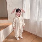 【66-90】ロンパース ベビー もこもこ ウサギ - 画像 (11)