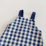 【73-100】 サロペットorロンT ベビー チェック 刺繍襟 - 画像 (13)