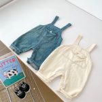 【73-100】Tシャツorサロペット ベビー 無地 デニム ボーダー - 画像 (17)