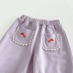 【80-130】セットアップ 女の子 刺繍 スクエアネック - 画像 (16)