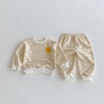 【80-130】セットアップ キッズ にこちゃん ボーダー - 画像 (9)