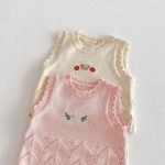 【73-120】トップスorパンツ ベビー どうぶつ刺繍 ニット - 画像 (16)