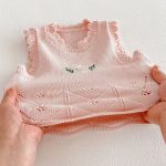 【73-120】トップスorパンツ ベビー どうぶつ刺繍 ニット - 画像 (17)