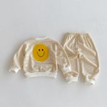 【80-130】セットアップ キッズ にこちゃん ボーダー - 画像 (10)