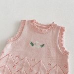 【73-120】トップスorパンツ ベビー どうぶつ刺繍 ニット - 画像 (18)