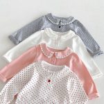 【80-130】長袖トップス 女の子 丸襟 フリル かわいい - 画像 (22)