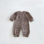 【66-90】オールインワン ベビー ヒョウ柄 かわいい - 画像 (4)