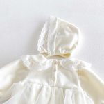【66-90】ロンパース&帽子 ベビー 暖かい レース - 画像 (10)