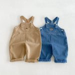 【80-130】シャツorサロペット 男の子 ワンプリント デニム - 画像 (12)