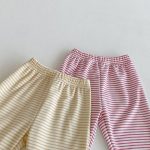 【80-130】セットアップ キッズ にこちゃん ボーダー - 画像 (18)