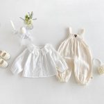 【73-100】サロペットorTシャツ ベビー 柔らか ハート - 画像 (11)