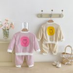 【80-130】セットアップ キッズ にこちゃん ボーダー - 画像 (19)