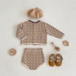 【66-90】カーディガンorパンツ ベビー ヒョウ柄 オシャレ - 画像 (4)