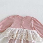 【66-90】ロンパース ベビー レイヤード レース - 画像 (9)