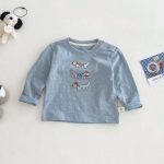 【73-120】長袖Tシャツ キッズ 犬柄 ワッペン ゆったり - 画像 (17)