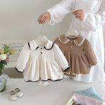 【66-90】ロンパース ベビー 可愛い 無地 キュート - 画像 (7)