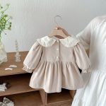 【73-110】ワンピース ベビー レトロ 刺繡 - 画像 (8)