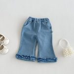 【73-100】パンツ ベビー ストレッチ デニム - 画像 (9)