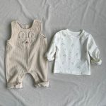 【66-100】Tシャツ&サロペット ベビー コーデュロイ 2点セット - 画像 (9)