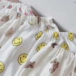 【73-120】パンツ ベビー 熊or笑顔柄 虫除け - 画像 (15)
