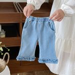 【73-100】パンツ ベビー ストレッチ デニム - 画像 (4)