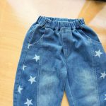 【80-150】パンツ キッズ デニム スター柄 - 画像 (13)