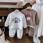 【80-130】セットアップ キッズ フェイクレイヤード カジュアル - 画像 (3)