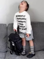 【90-140】長袖Tシャツ 女の子 英字 プリント シンプル - 画像 (6)