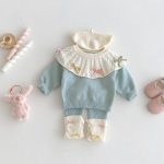 【66-100】セットアップ ベビー ニット 可愛い