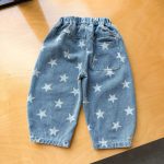 【80-150】パンツ キッズ デニム スター柄 - 画像 (7)
