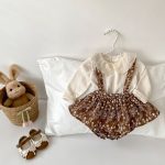 【66-90】トップスorサロペット ベビー レース 花柄 - 画像 (11)