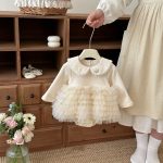 【66-90】ロンパース ベビー プリンセス チュール - 画像 (3)