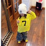 【80-140】長袖Tシャツ 女の子 数字 おしゃれ シンプル - 画像 (2)
