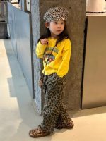 【80-140】長袖Ｔシャツ 女の子 カートゥーン プリント カジュアル