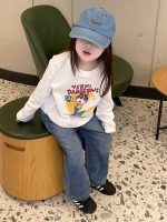 【80-150】長袖Tシャツ 女の子 プリント カジュアル 韓国風