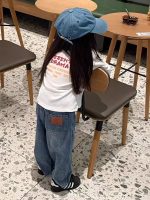【80-150】長袖Tシャツ 女の子 プリント カジュアル 韓国風 - 画像 (6)