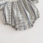 【66-130】ロンパースorワンピース ベビー 姉妹服 レトロ - 画像 (9)