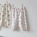 【73-120】パンツ ベビー 熊or笑顔柄 虫除け - 画像 (21)