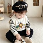 【66-90】セットアップ＆帽子 ベビー ライオン カートゥーン - 画像 (12)
