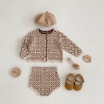 【66-90】カーディガンorパンツ ベビー ヒョウ柄 オシャレ - 画像 (3)