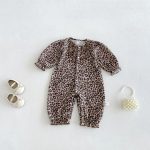 【66-90】オールインワン ベビー ヒョウ柄 かわいい - 画像 (2)