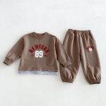 【80-130】セットアップ キッズ フェイクレイヤード カジュアル - 画像 (8)