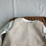 【66-100】Tシャツ&サロペット ベビー コーデュロイ 2点セット - 画像 (5)