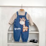 【73-110】サロペット ベビー デニム 通園・お出かけに - 画像 (4)