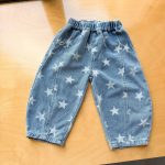 【80-150】パンツ キッズ デニム スター柄 - 画像 (9)