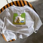 【80-140】長袖Tシャツ 男の子 カートゥーン プリント カジュアル - 画像 (7)